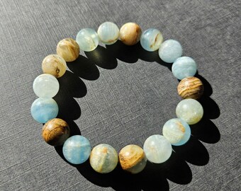 Argentina blue calcite bracelet