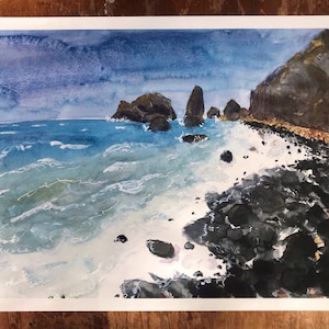 Stampa Agate Beach Oceanside Art