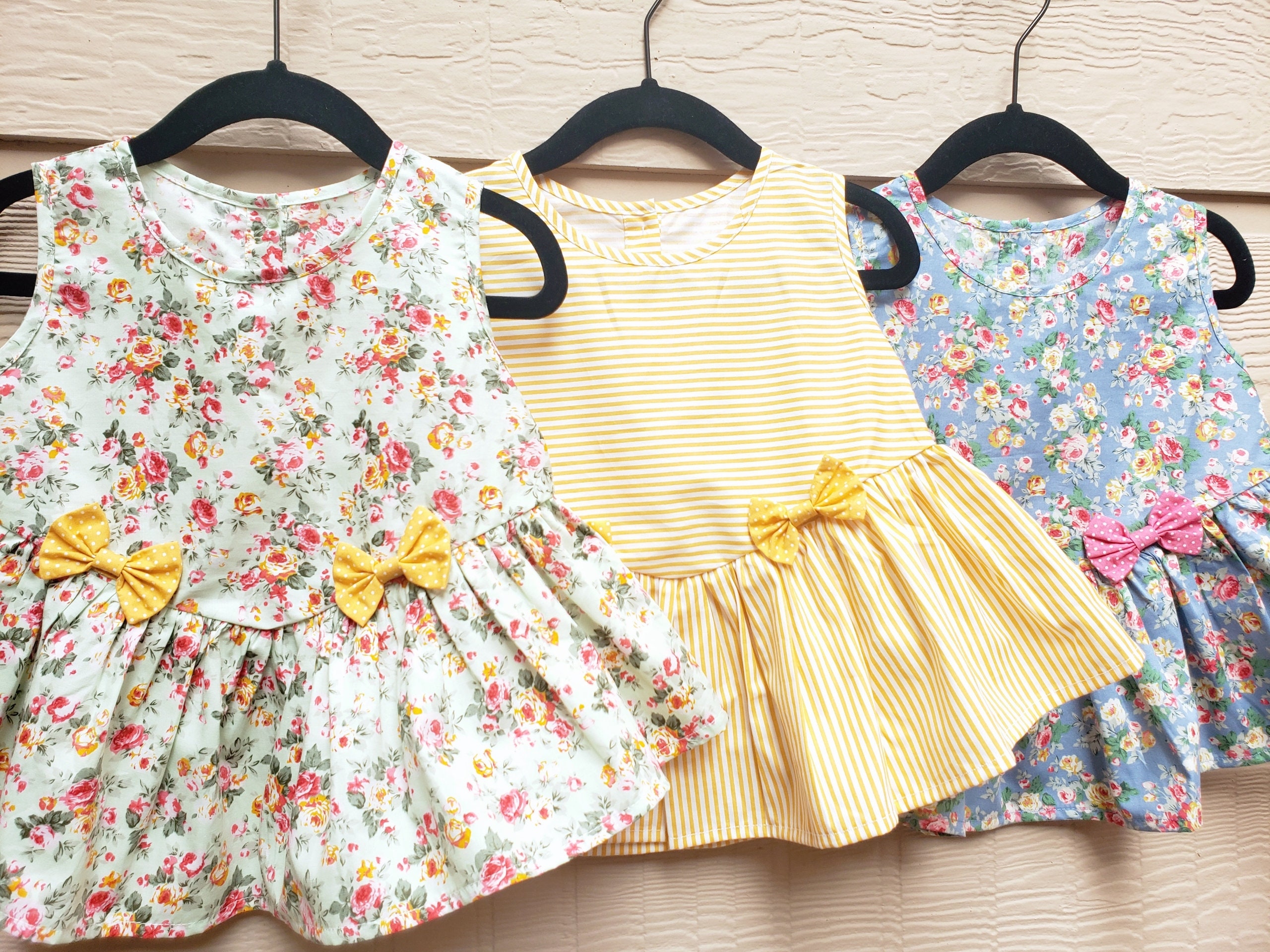 Baby Clothes / Sleeveless Dress / Baby Toddler Tunic Top / Baby Summer