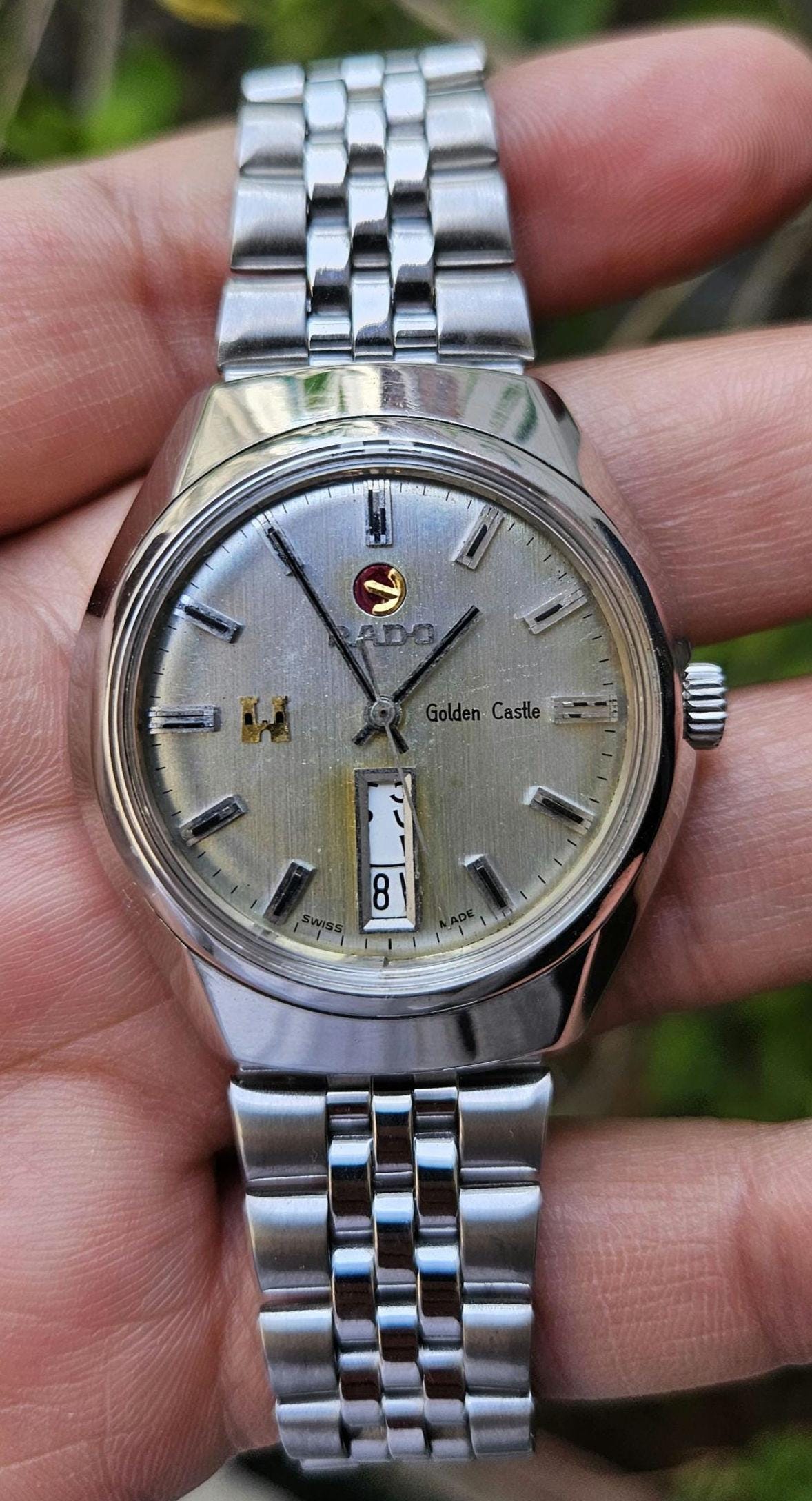 Vintage Rado Golden Castle Automatic 25 Jewels Swissmade ETA