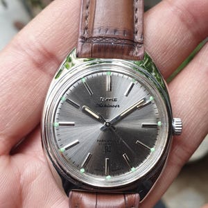 Vintage HMT Kohinoor Silver Dial Hand Winding 17 Jewels Wrist Watch