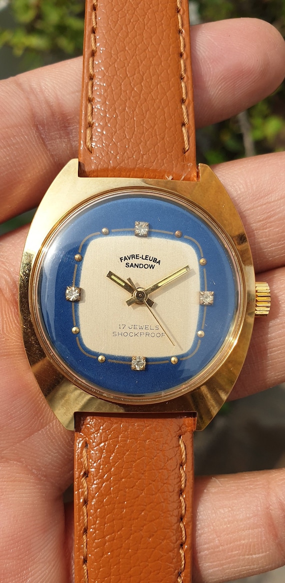 Vintage Favre Leuba Sandow Hand Winding 17 Jewels Cal.101 - Etsy