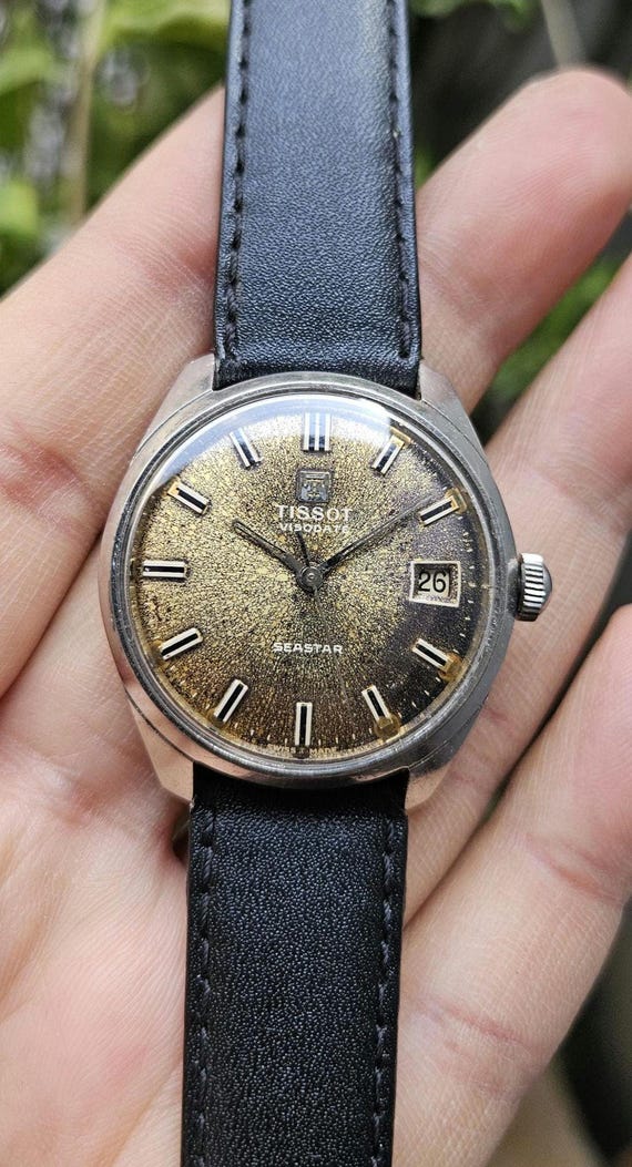 Vintage Tissot Visodate Seastar Patina Dial Manual Winding Swiss
