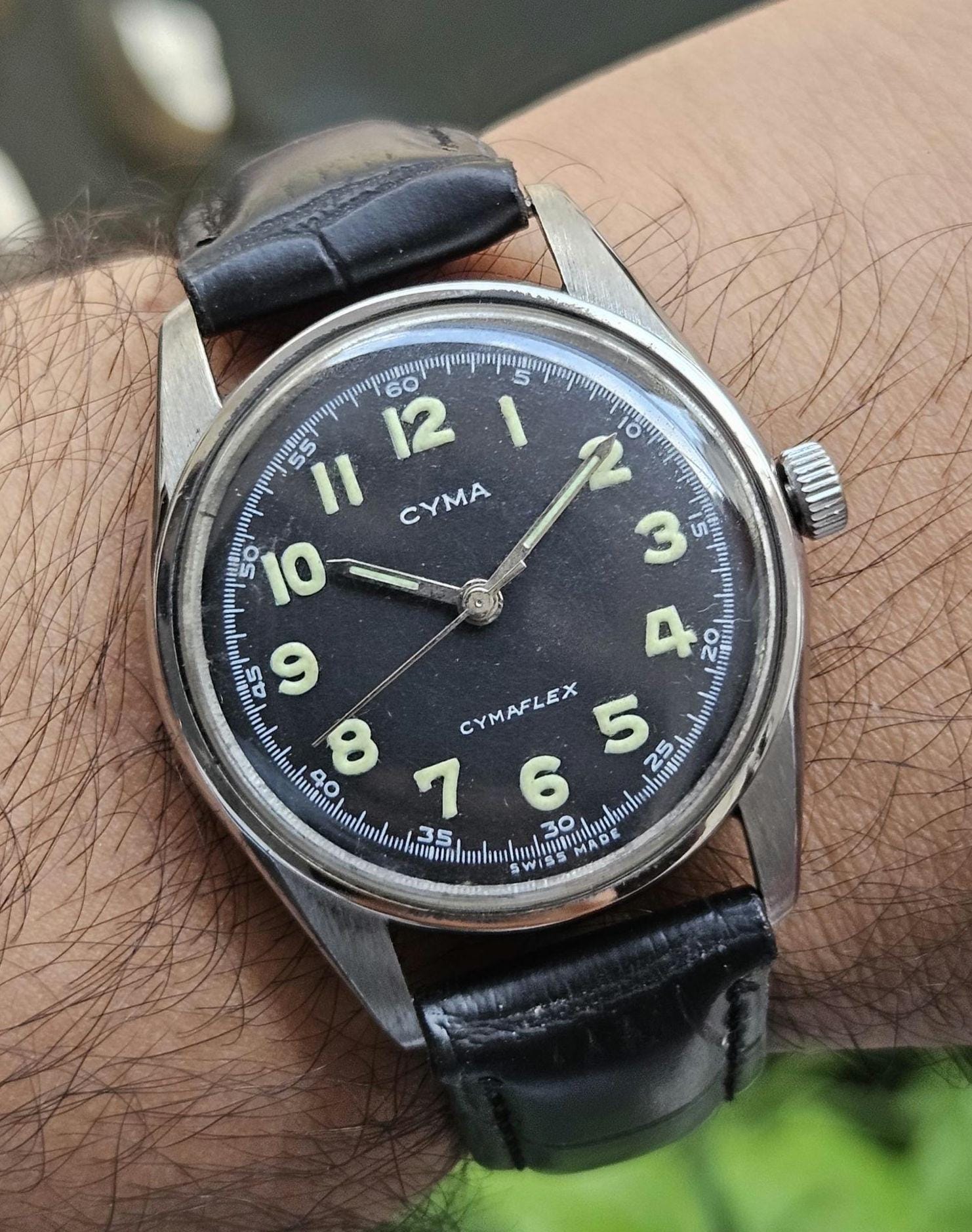 スイス製 機械式時計　置時計　CYMA 目覚まし　稼働品 Cyma watch - Etsy 日本