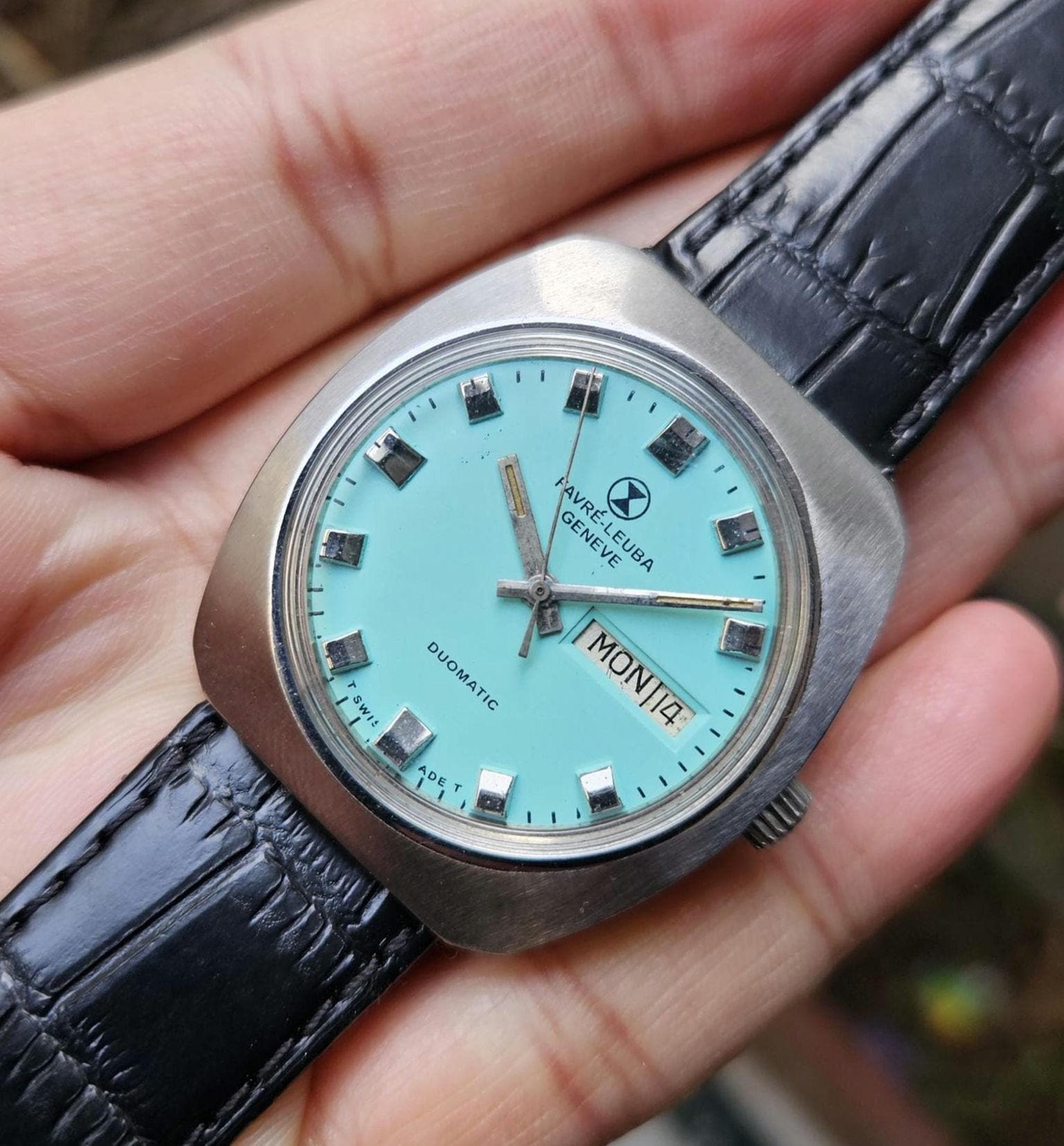 Vintage Favre Leuba Duomatic Swiss Made Automatic Men's Wrist