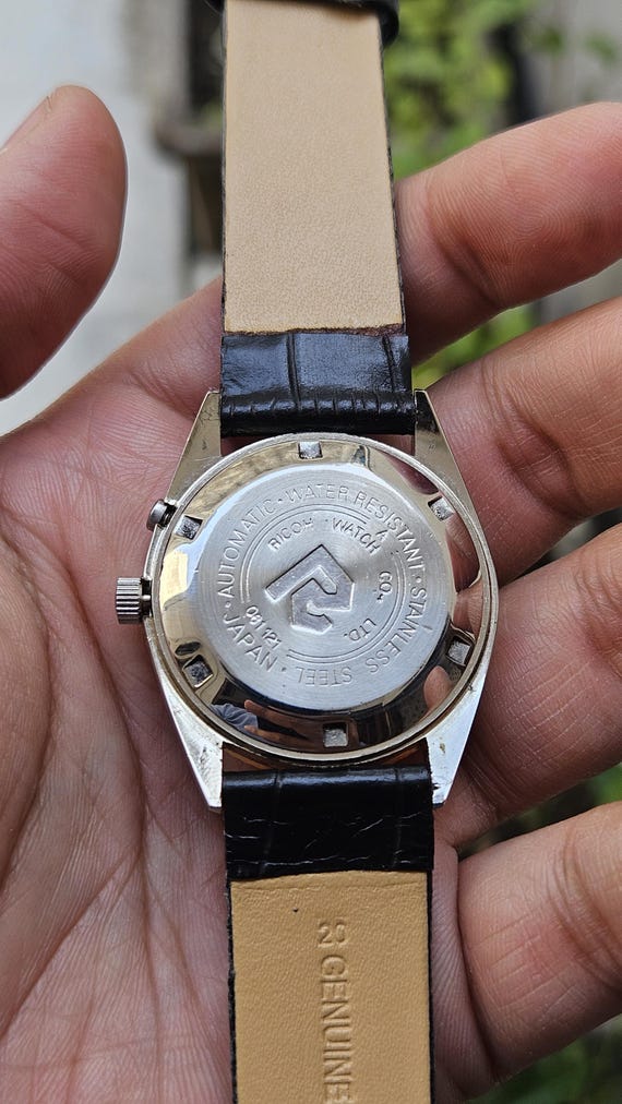Vintage Ricoh Automatic Wrist Watch: Dynamic Wide President, Japan