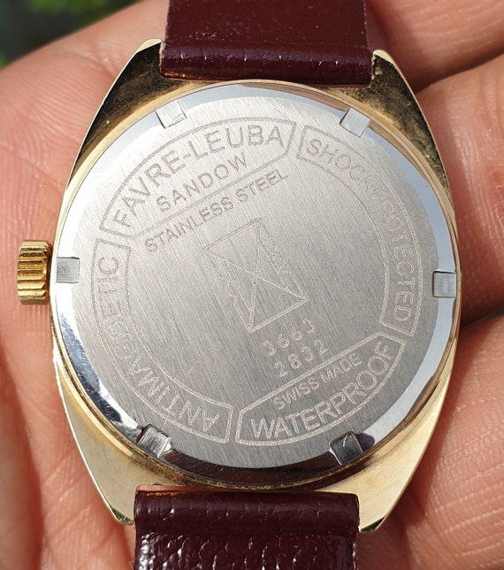 Vintage Favre Leuba Sandow Hand Winding Cal 101 Swiss Made 17 - Etsy