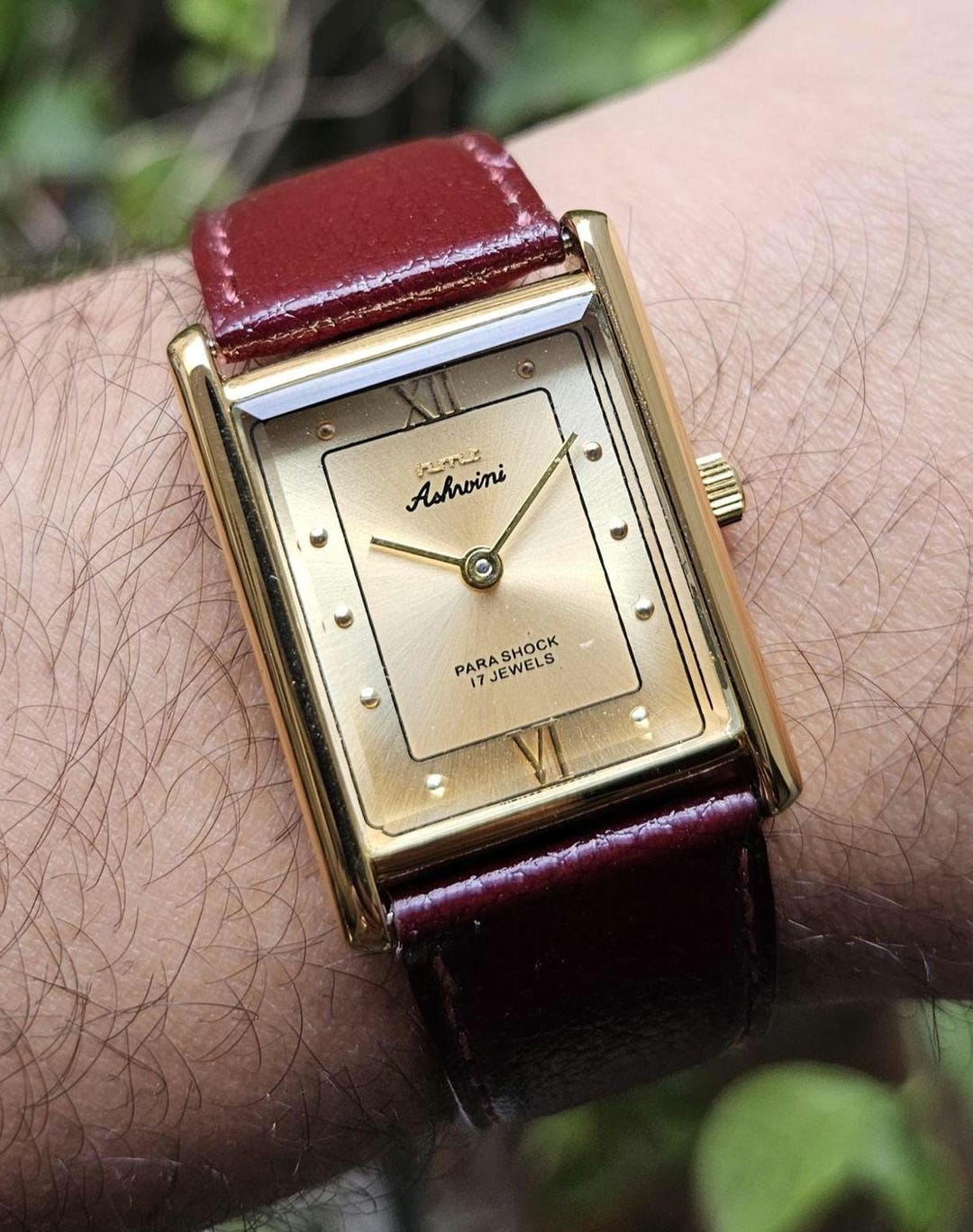 htk.hm様　【17】 HMT Ashwini Tank Golden Dial Gold Plated Hand Winding 17 Jewels