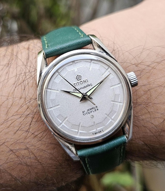 Buy Vintage Titoni Airmaster Titoflex Manual Winding 21 Jewels