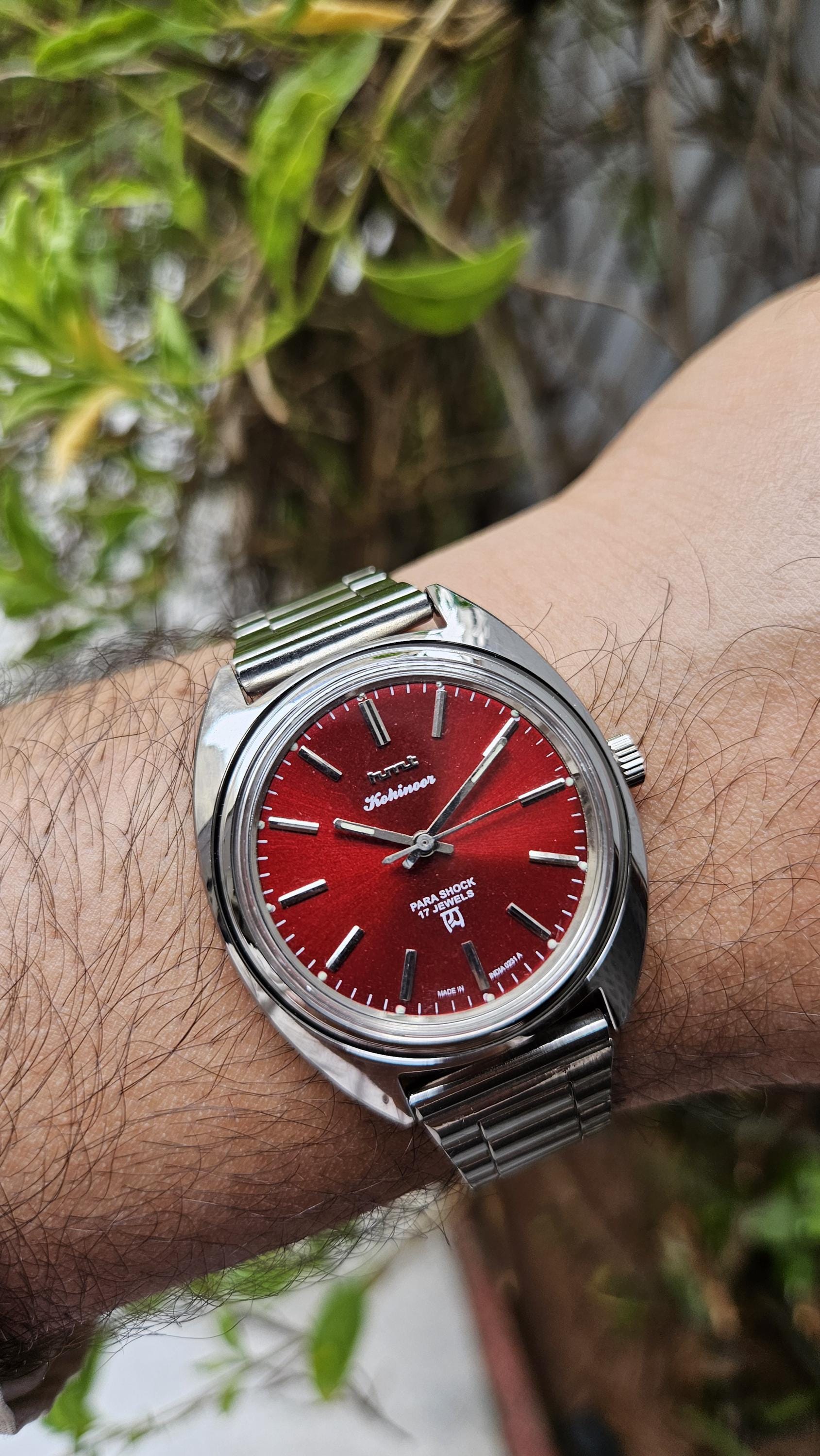 Red dial watch - Etsy 日本