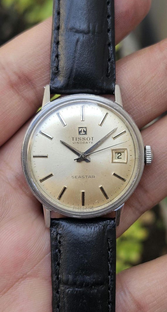 Vintage TISSOT SEASTAR ローマン文字盤 コンビ 稼働品 Vintage TISSOT