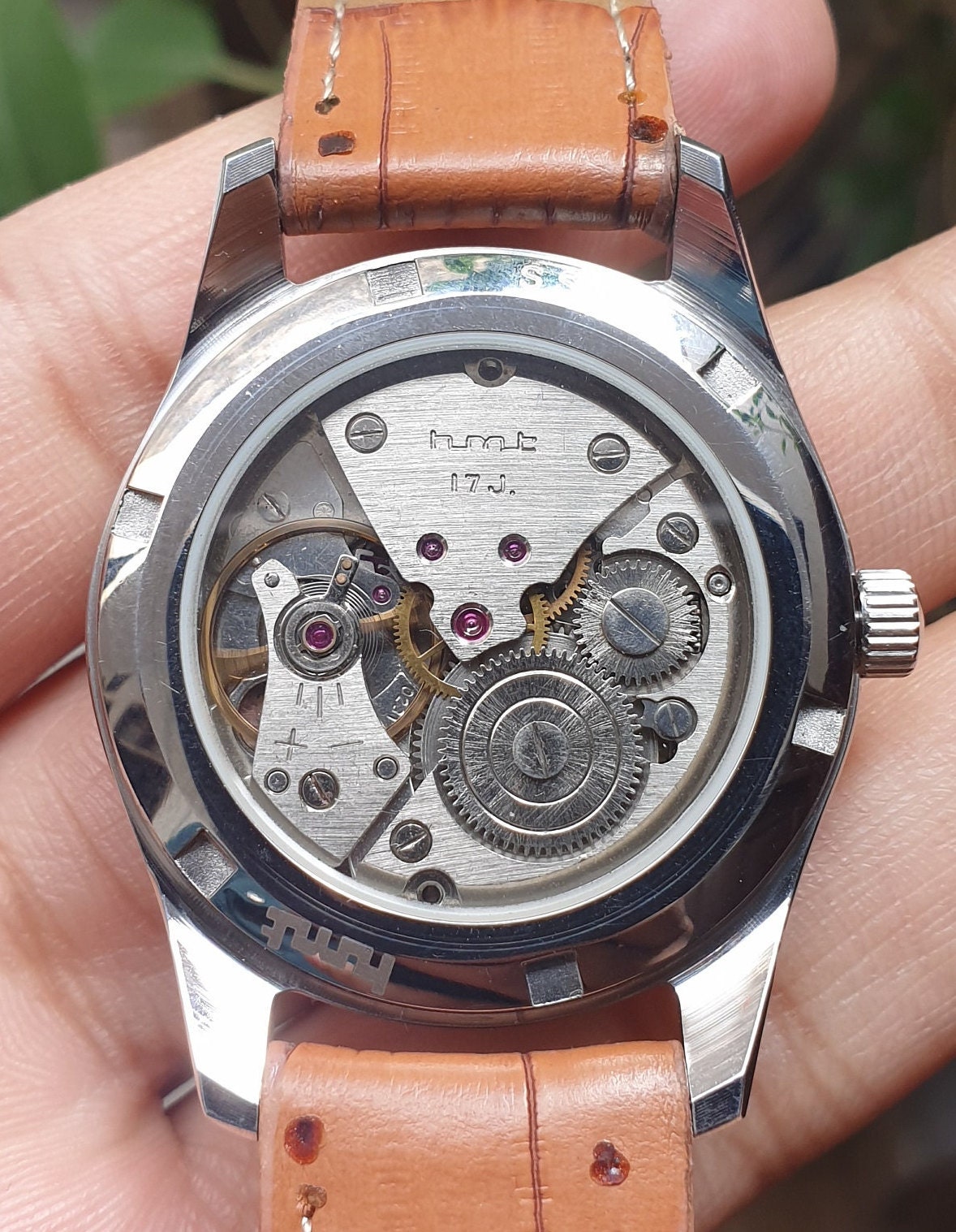 Vintage HMT Pilot White Dial Luminous Hands Manual Winding