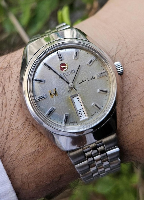 Vintage Rado Golden Castle Automatic 25 Jewels Swissmade ETA 2836