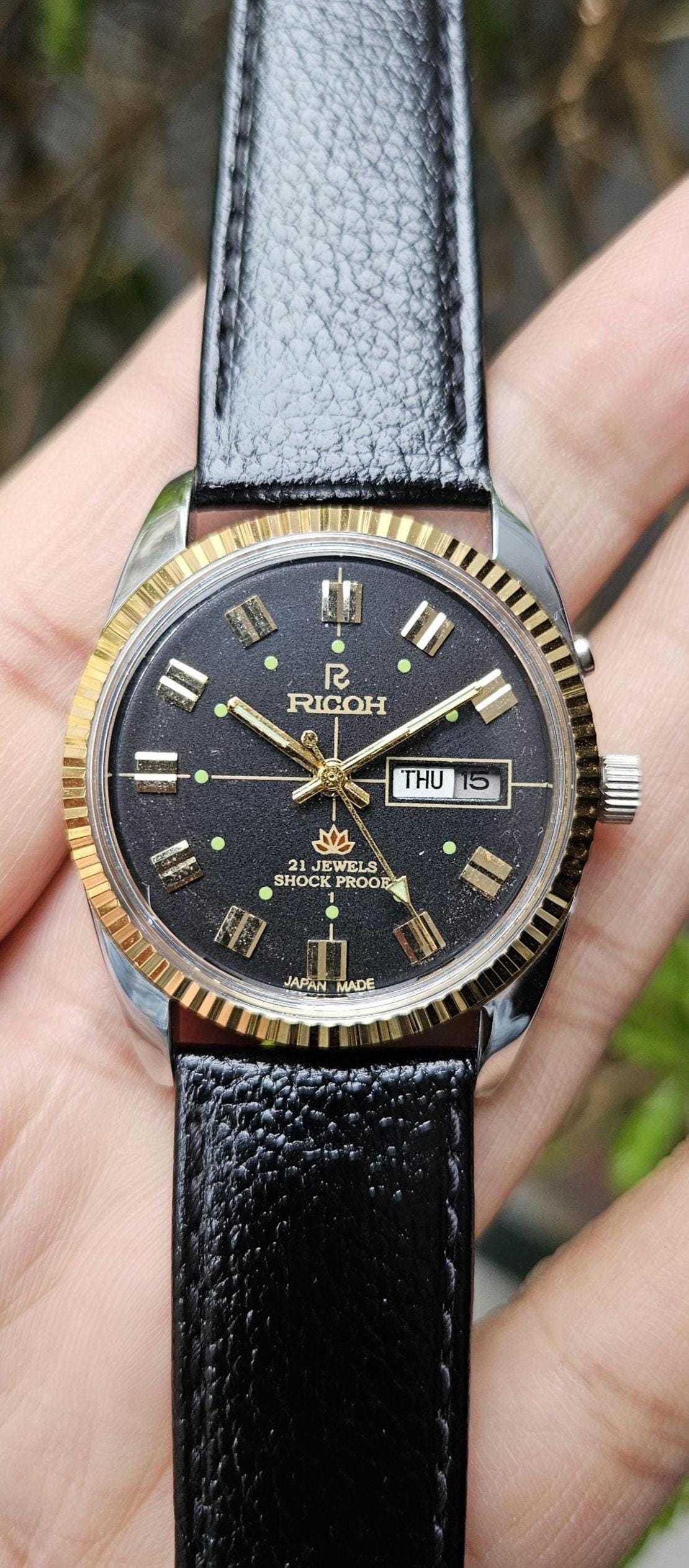 Vintage Ricoh Automatic Japan Made Men's Wrist Watch - Etsy Canada