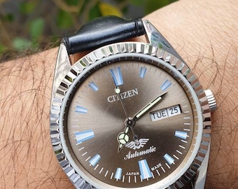 Vintage Citizen Automatic Movement No 8200 Japan Made Mens Wrist Watch