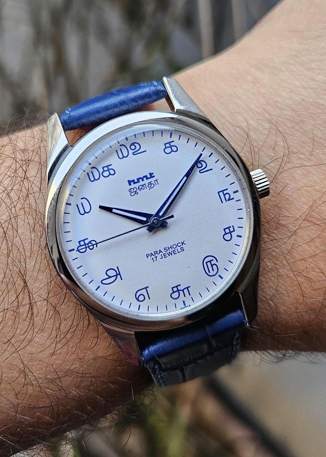 極上品◇HMT Janata 手巻き 腕時計 パラショック 17石 ホワイト 得価，高品質 極上品◇HMT Janata 手巻き腕時計 デッドストック ホワイト