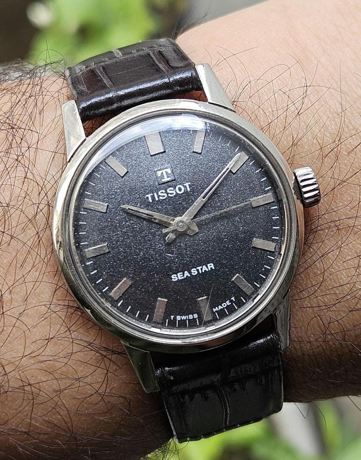 Vintage Tissot Seastar Steel Watch – Manual Winding Swiss Made - Etsy