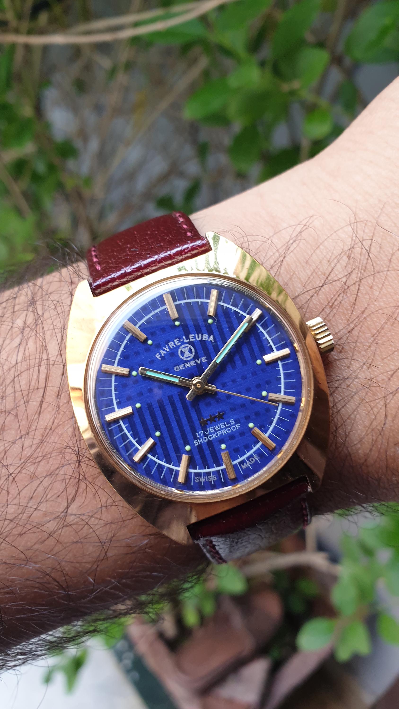 Vintage Favre Leuba Sandow Hand Winding Cal 101 Swiss Made