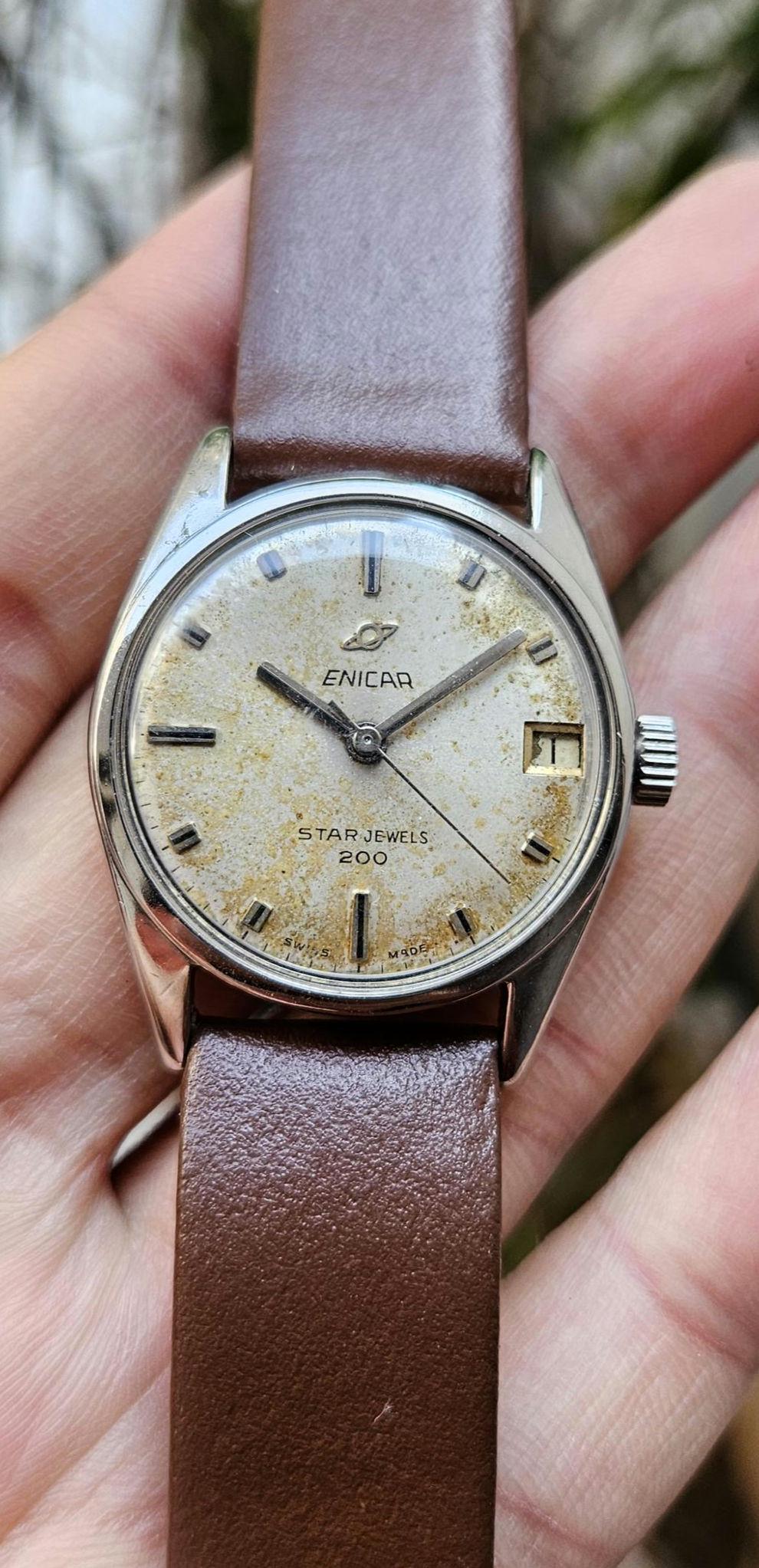 Vintage Enicar Star Jewels 200 Manual Winding Swiss Made Watch - Etsy