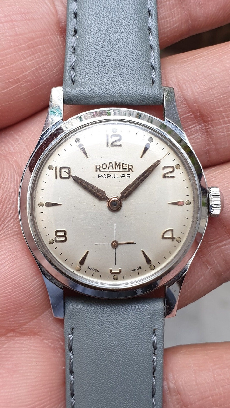 Rare Vintage Roamer Popular Art Deco Swiss Watch India