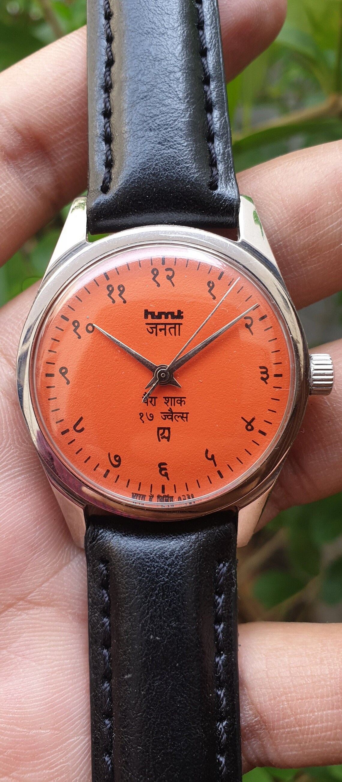 Vintage HMT Janata Devanagiri Hindi Numerals Hand Winding Mens Etsy