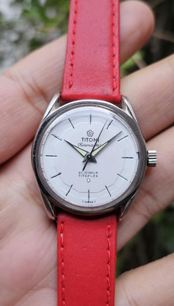 Vintage Titoni Airmaster Titoflex Manual Winding 21 Jewels Swiss