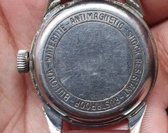 1950年代 ブローバ 手巻き Cal.10BUC 17石ムーブメント スイス製腕時計