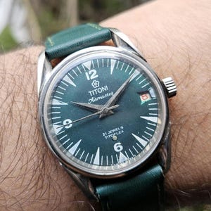 Vintage Titoni Airmaster Rotomatic 25 Jewels Swiss Made Men's