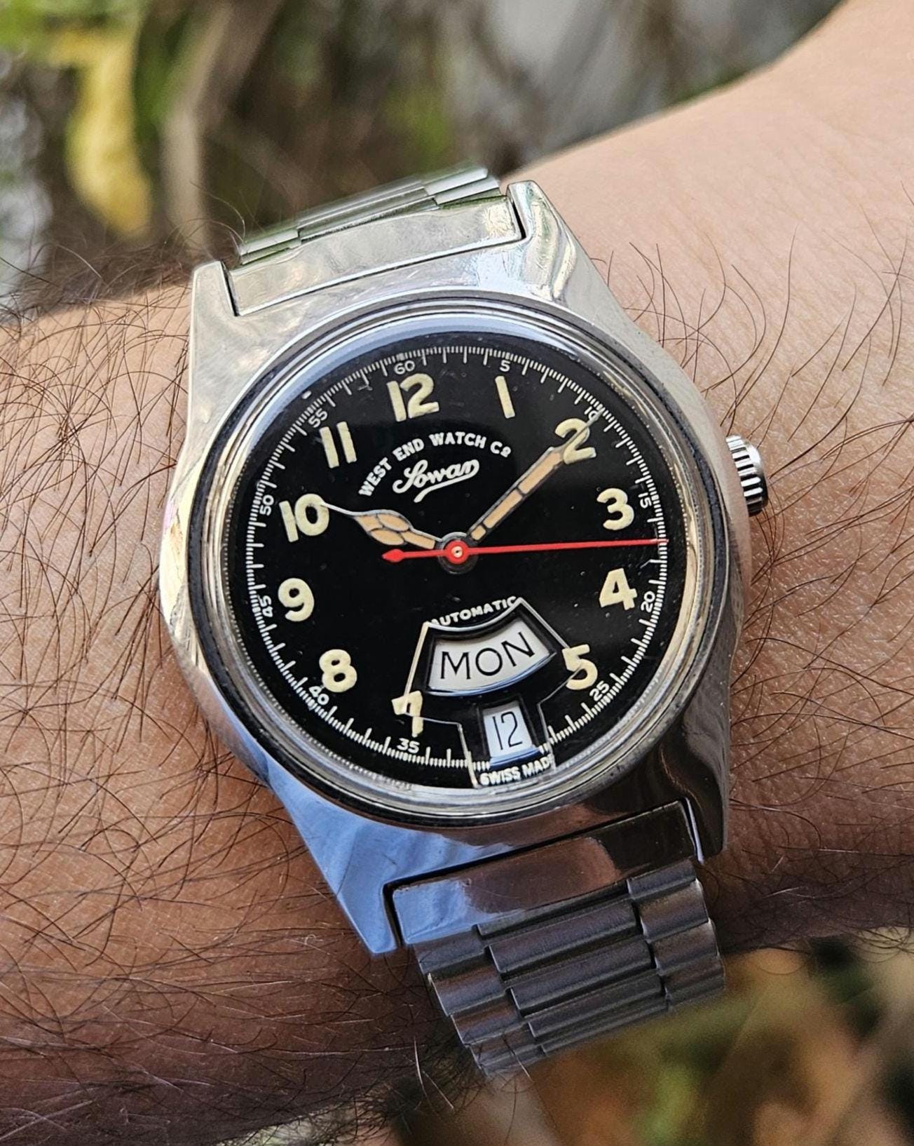 Vintage West End Watch Co Sowan Prima Automatic: Swiss Made