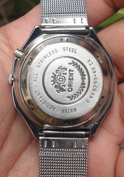 Vintage Orient Crystal Automatic 21 Jewels Japan Made Men s Wrist Watch Etsy UK