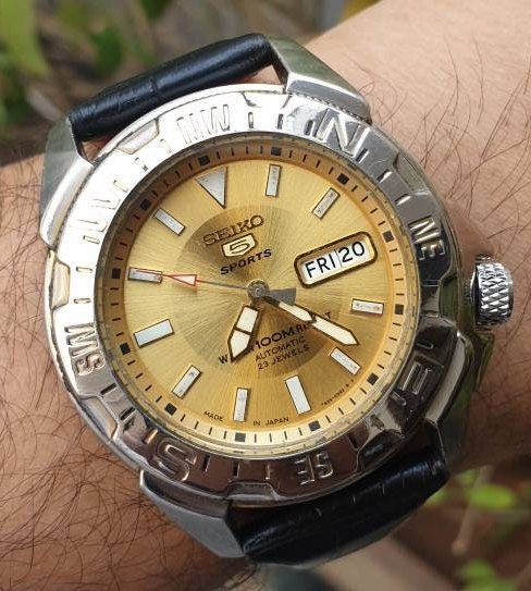 Seiko 5 Sports Tuna Automatic Big Size Rotating Bezel Movement