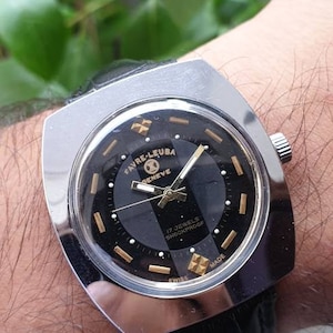 Vintage Favre Leuba Big Size hand winding swiss made 17 jewels Men&#39;s wrist watch
