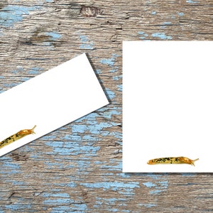 Banana Slug druckbares Briefpapier