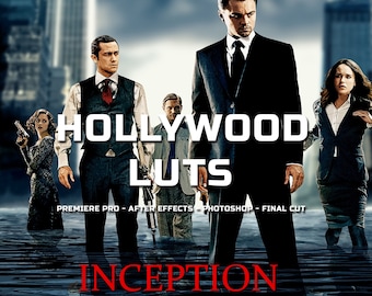 Hollywood LUTS - Inception, Luts for video and photo color grading, cinematic luts, cinematic film