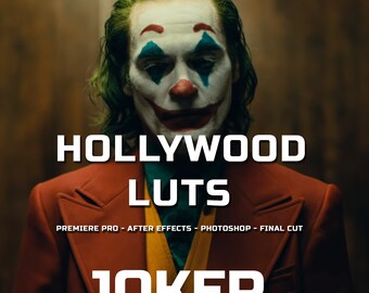 Hollywood Luts Joker Luts For Video And Photo Color Etsy
