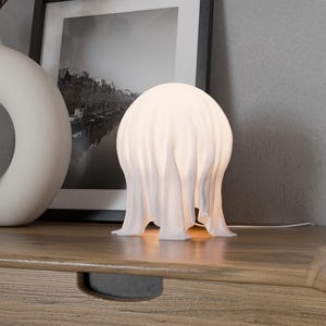 Hidden Moon Night Light - Cozy Bedside Reading Table Lamp