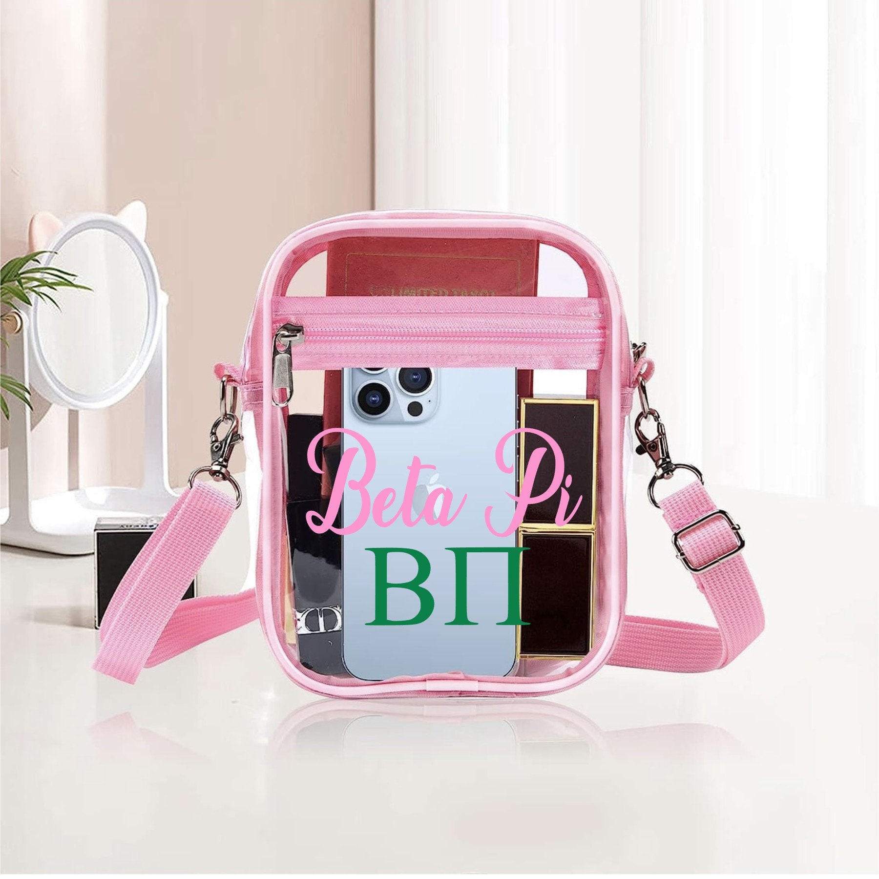 Clear pink purse new arrivals