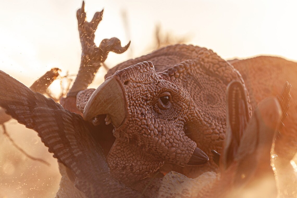 protoceratops fighting velociraptor