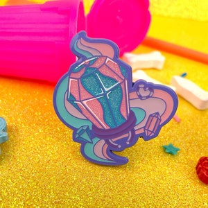 Ring Pop emaille pin, Pastel variant, jaren &#39;90 snoep snoepjes nostalgie schattig kawaii zacht email geverfd met epoxy