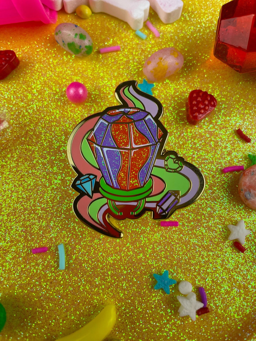 Ring Pop Enamel Pin Og Variant 90s Candy Sweets Nostalgia Etsy 