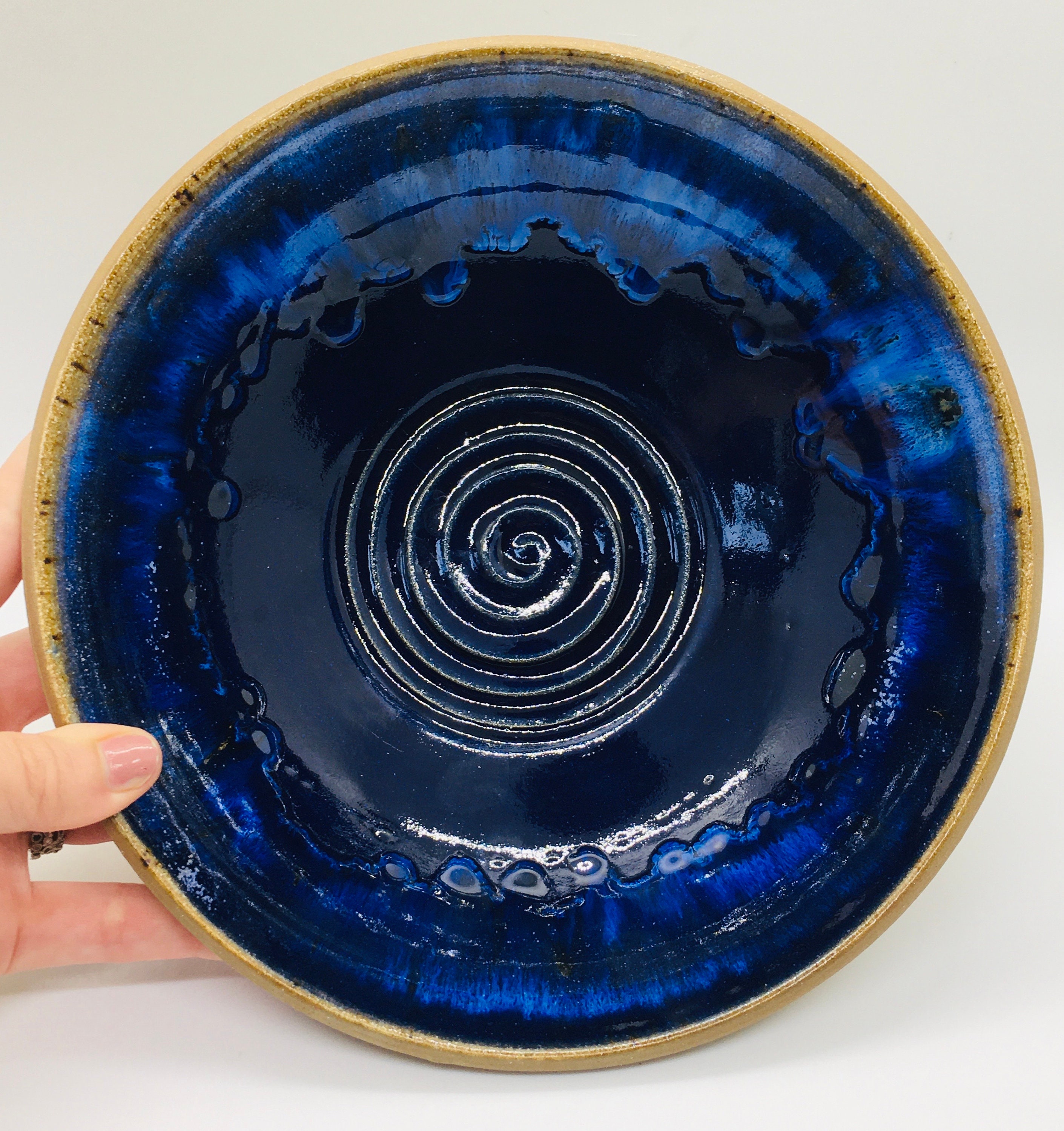 Blue Serving/Pasta Bowl Etsy