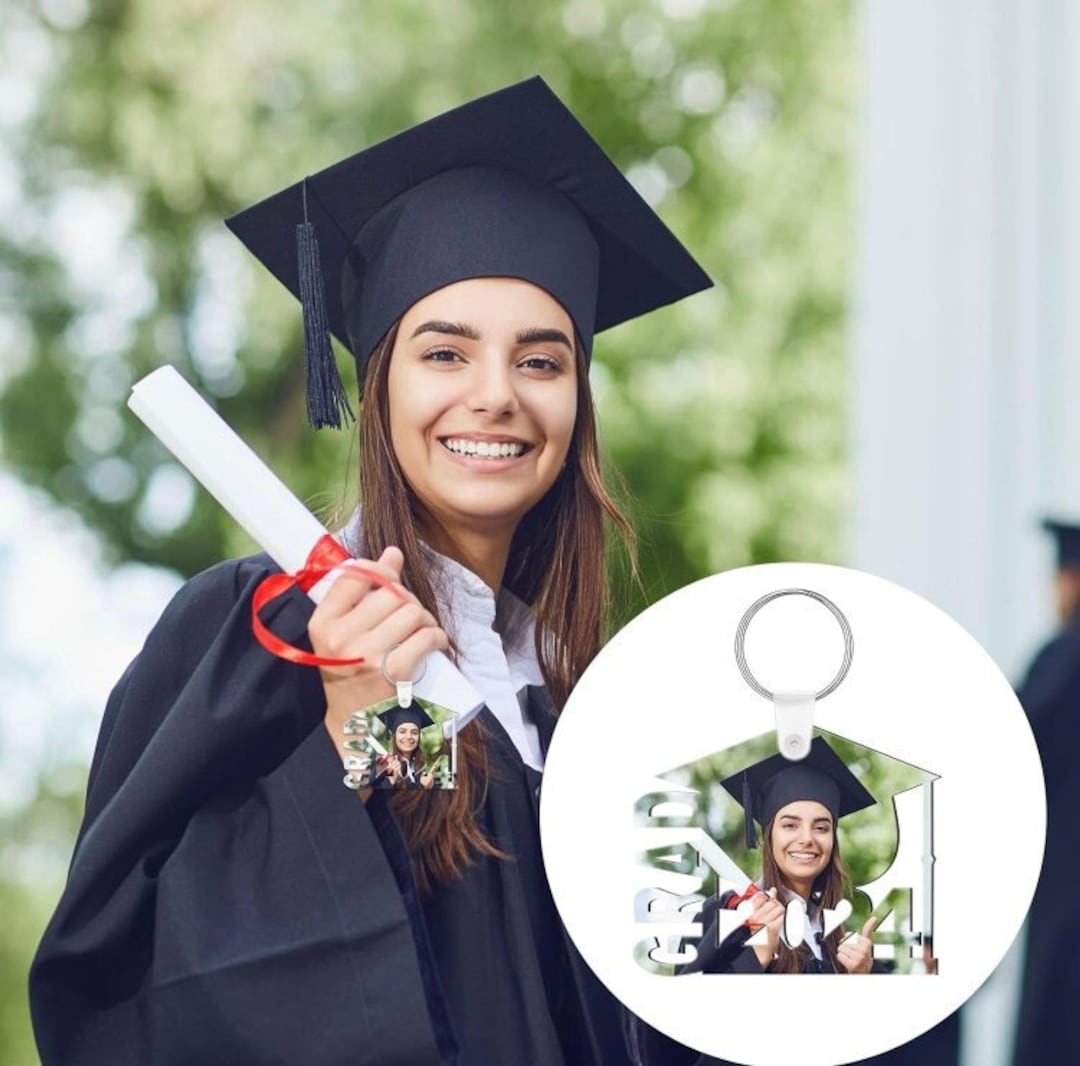 Sublimation Graduation Photo Keychain, Best Friend Graduate, Graduation ...
