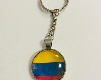 Colombian Flag Keychain - Etsy