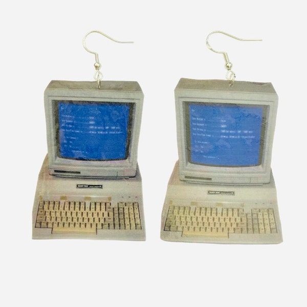 Old School Computer Earrings