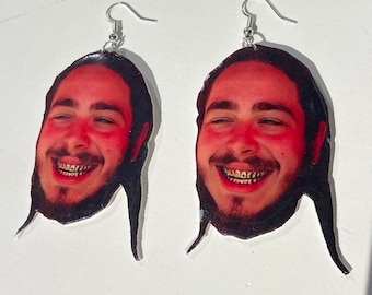 Post Malone Earrings - Etsy