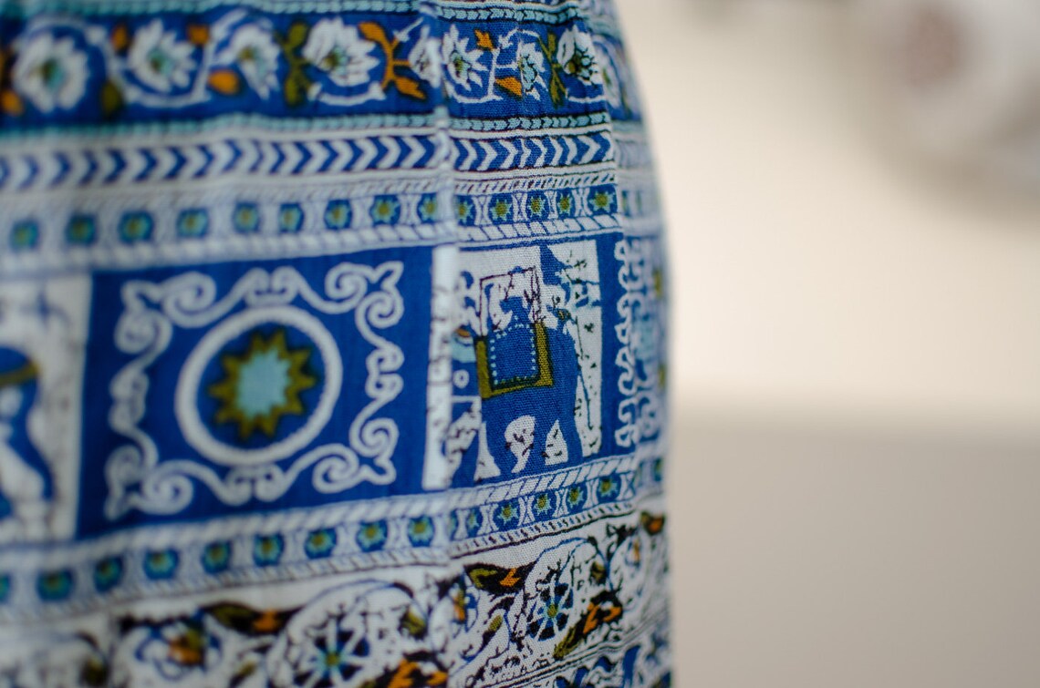 Cotton Traders Hippie Maxi Skirt Etsy