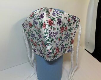 Handmade cotton face masks with pocket for filter suitable for nurses, doctors and the general public.