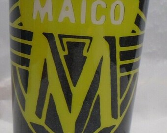 Classic Retro MAICO 16oz Stainless Steel Tumbler Motorcycle MC501 MX250 125
