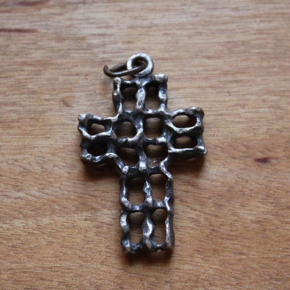Interesting Sterling Silver Cross