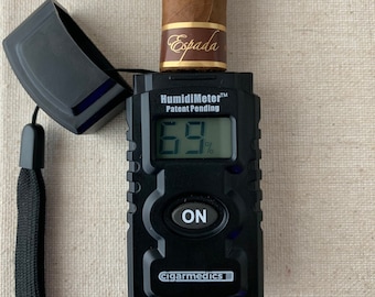 CigarMedics HumidiMeter - Cigar accessory, humidor, humidity tester, perfect gift for any cigar smoker, cutter, cigars, lighters